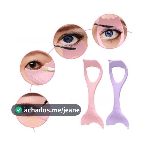 ANA1108 Protetor De Silicone Para Aplicação de Mascara de Cílios Delineador e Sombra nos Cílios