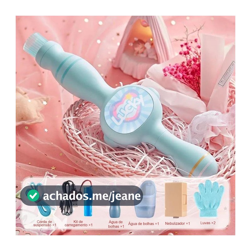 Kit De Varinha Mágica De Bolha De Fumaça LED Com Luvas | Conjunto De Brinquedos Coloridos Luz E Efeito Visual