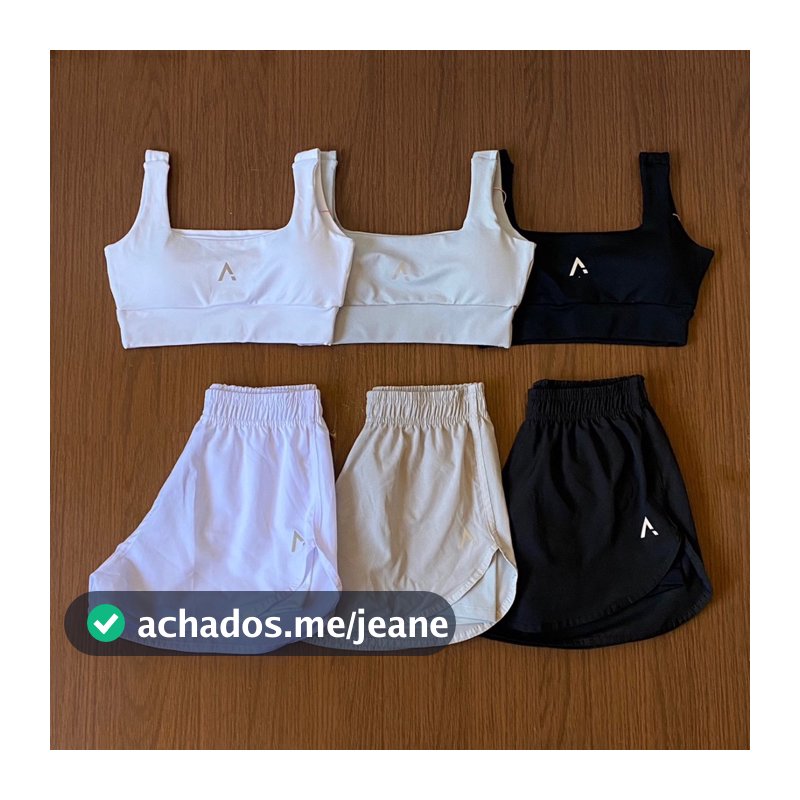conjunto esporte short duplo para corridas poliamida com tactel