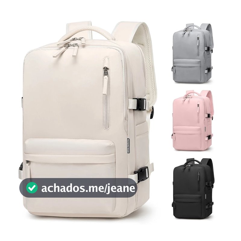 Mochila Notebook Multifuncional Grande Capacidade Para Laptop 17 Polegadas Masculina Feminina Resistente Trabalho Viagem