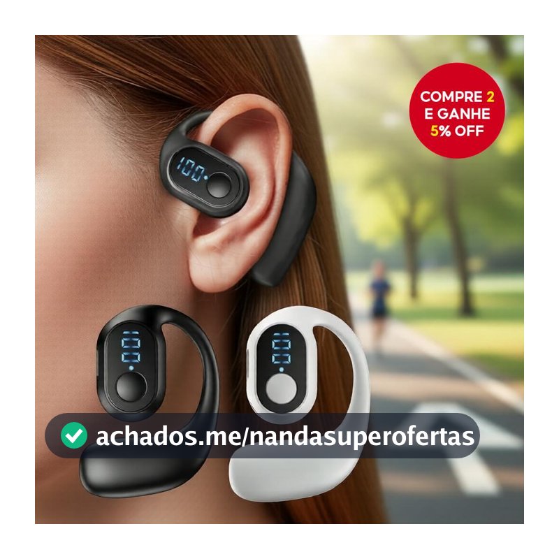 Compre 1 E Ganhe 1 Fones De Ouvido D6/D5 Grátis Sem Fio Bluetooth Fone Único À Prova D'água Com Microfone Bateria De Lon