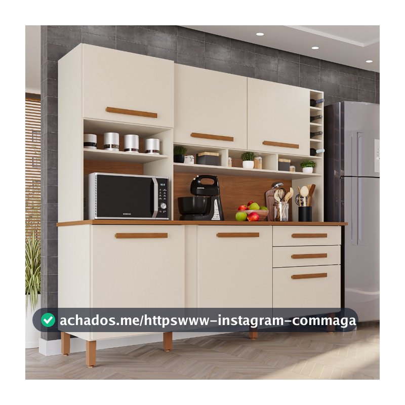 Cozinha 6 Portas 2 Gavetas Amanda