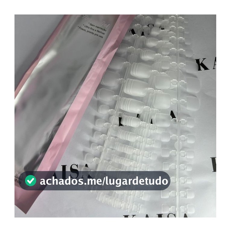 Postiça para os Pés Soft Tips Em Gel- Transparente 300 PCS