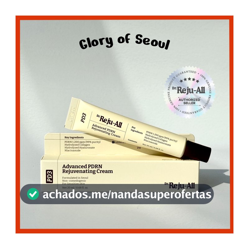 [NEW] DR.REJUALL Advanced PDRN Rejuvenating Cream 20ml, Max 60ml (3 Options)