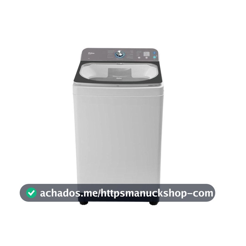 Máquina De Lavar Philco PLR14A 14kg 12 Tipos De Lavagem Branca 127V