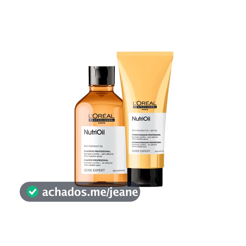 Kit NutriOil Shampoo e Condicionador