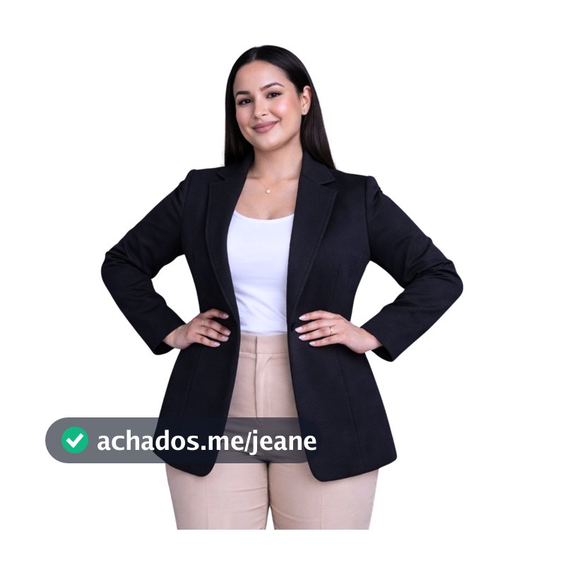 Blazer Feminino Social Alfaiataria Acinturado Sobretudo Longo Gola Dupla
