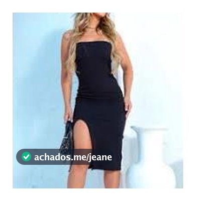 VESTIDO midi tomara que caia feminino