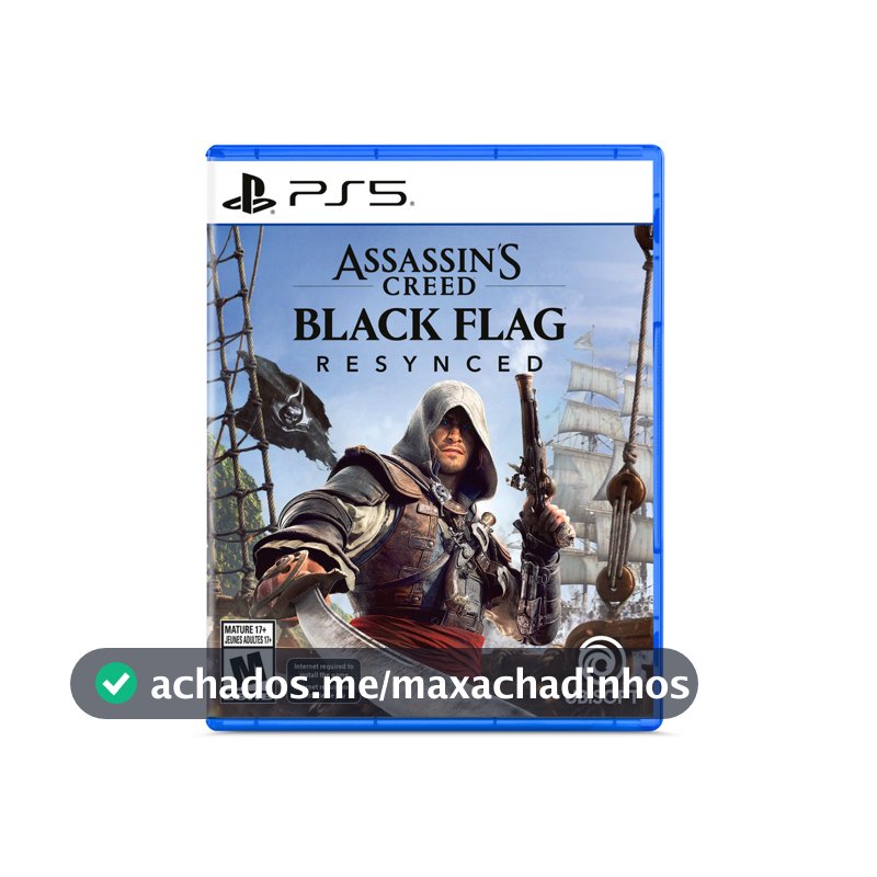 Assassins Creed Black Flag Resynced PS5 Midia Fisica