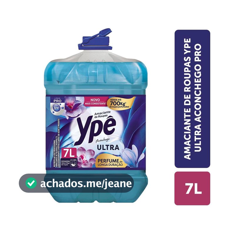 Amaciante Ypê Ultra Aconchego Pro 7 Litros