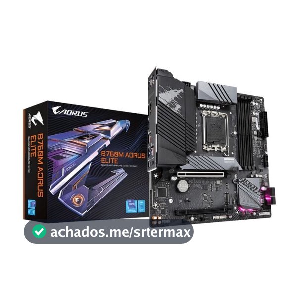 Placa Mãe Gigabyte B760m Aorus Elite Ddr5 Hdmi Intel