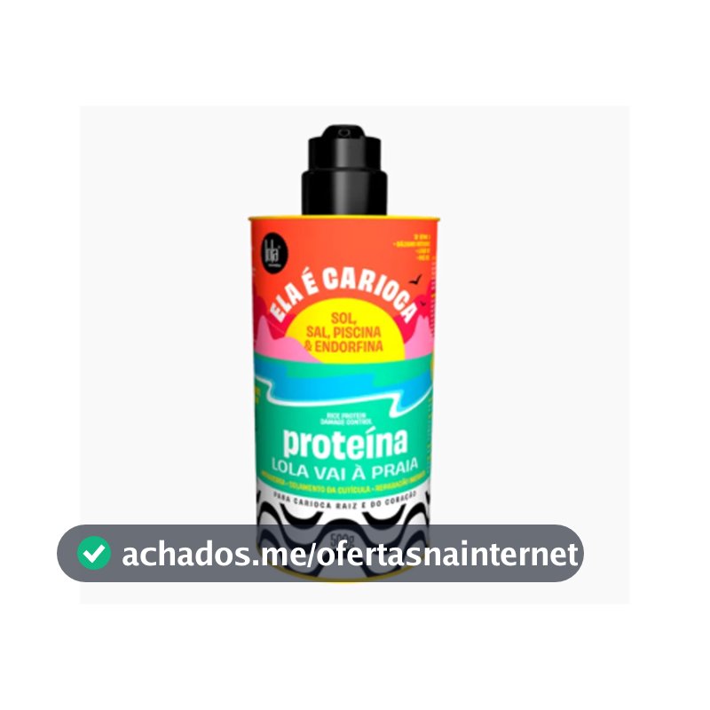 Proteina Lola Cosmetics Ela é Carioca 500g