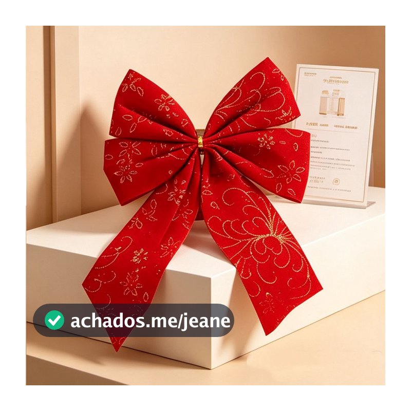 Laço De Enfeite  20/25 CM De Árvore De Natal Para Decoração De Festa De Natal