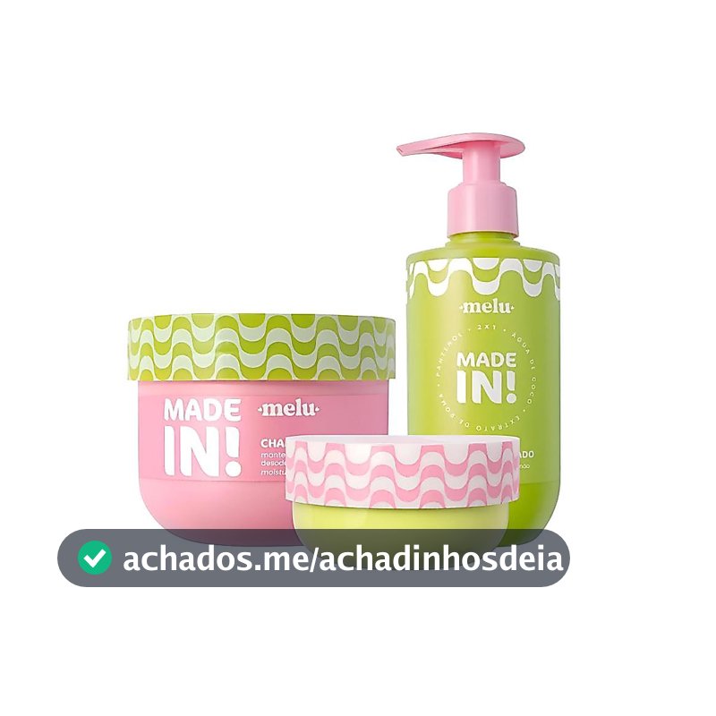 Ruby Rose Made In! Hidratante Corporal 180g + Hidratante Facial 50g + Sabonete Líquido Corpo 230ml