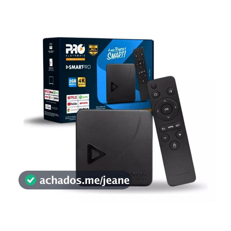 Smart Box Tv Proeletronic 3 Geração