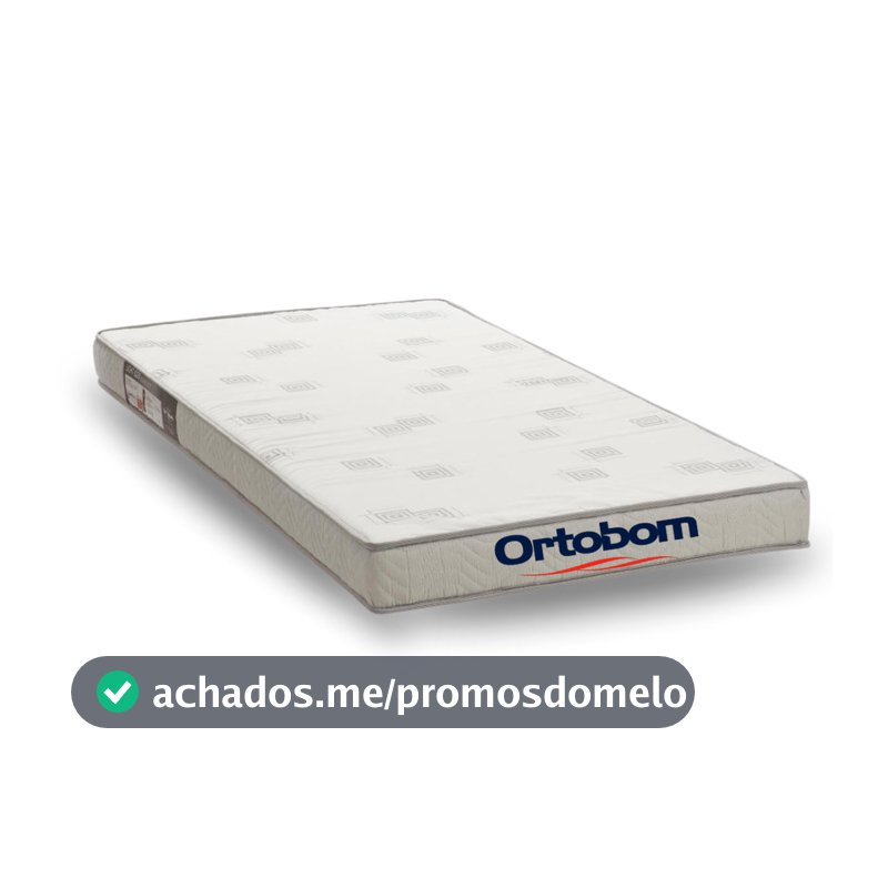 Colchão Light D23 Solteiro Antialérgico (12x88x188) Ortobom
