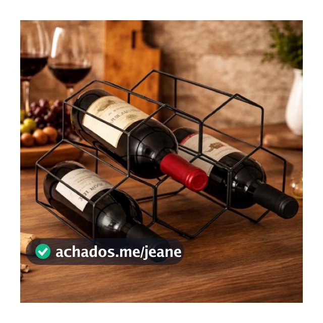 Adega suporte Vinho comeia porta garrafa de metal Decorativo