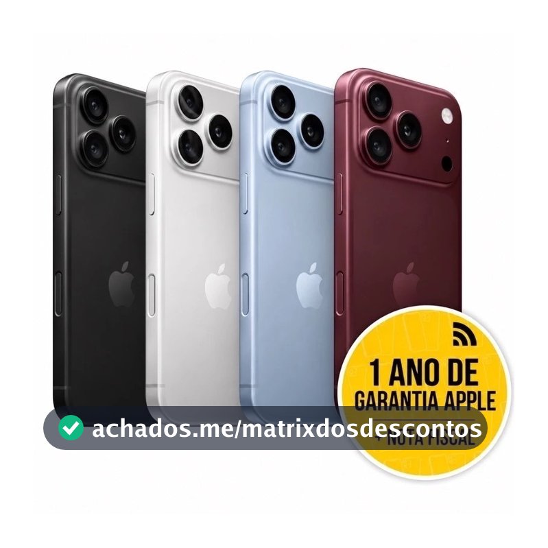 Celular Apple iPhone 18 Pro e 18 Pro Max 256GB 512GB 5G NFC com Nota Fiscal Lançamento Envio Imediato