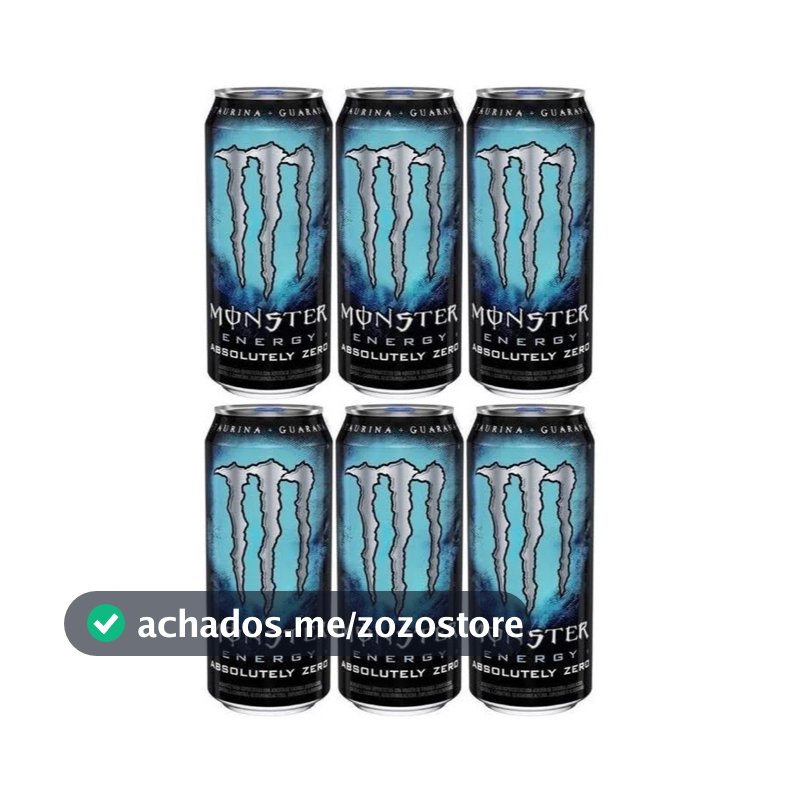 Energético  Monster Absolutely 473ml  6Un
