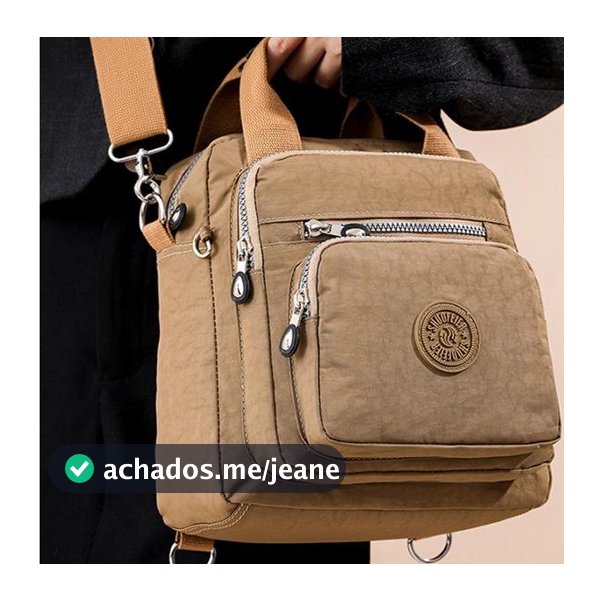 Bolsa Multifuncional em Nylon - Impermeável, Resistente e Estilosa para Viagens e Dia a Dia