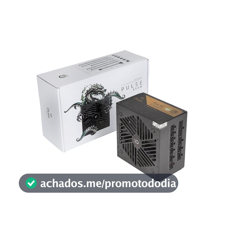 FONTE DE ALIMENTACAO DUEX PULSE PRO 850W DXFOPRO850WG3
