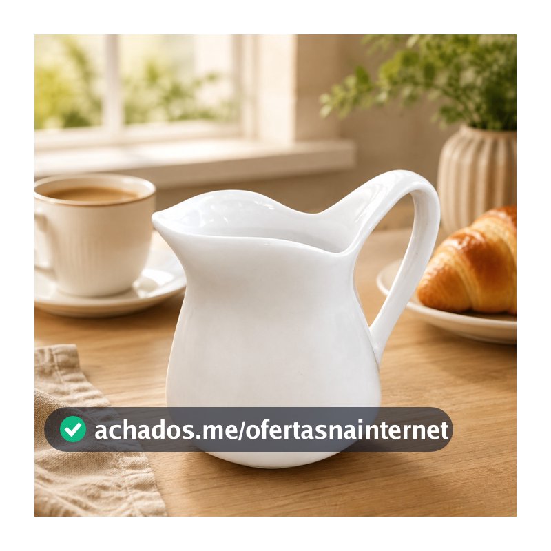 Leiteira De Porcelana 1 Litro Para Café E Leite