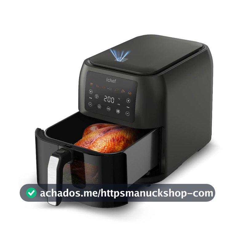Fritadeira elétrica Airfryer Max Space Polishop de 8 Litros