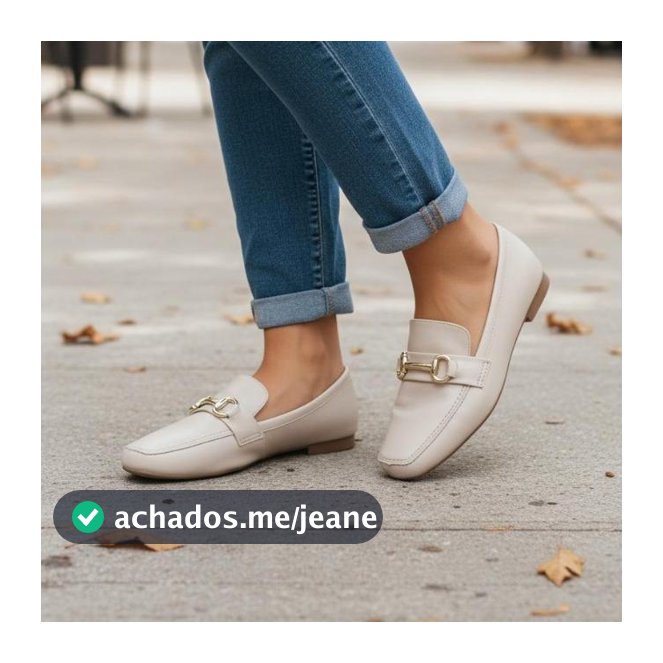 Mocassim Feminino Detalhe em Abs Cores Preto, Rosa, Terracota, Off White,Caramelo Confortável 4704