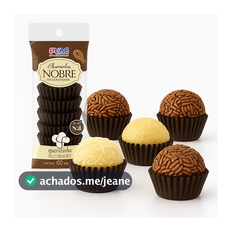 N5 1000 Forminhas n5 de papel impermeáveis e forneáveis fácil manuseio P doces brigadeiro beijinho