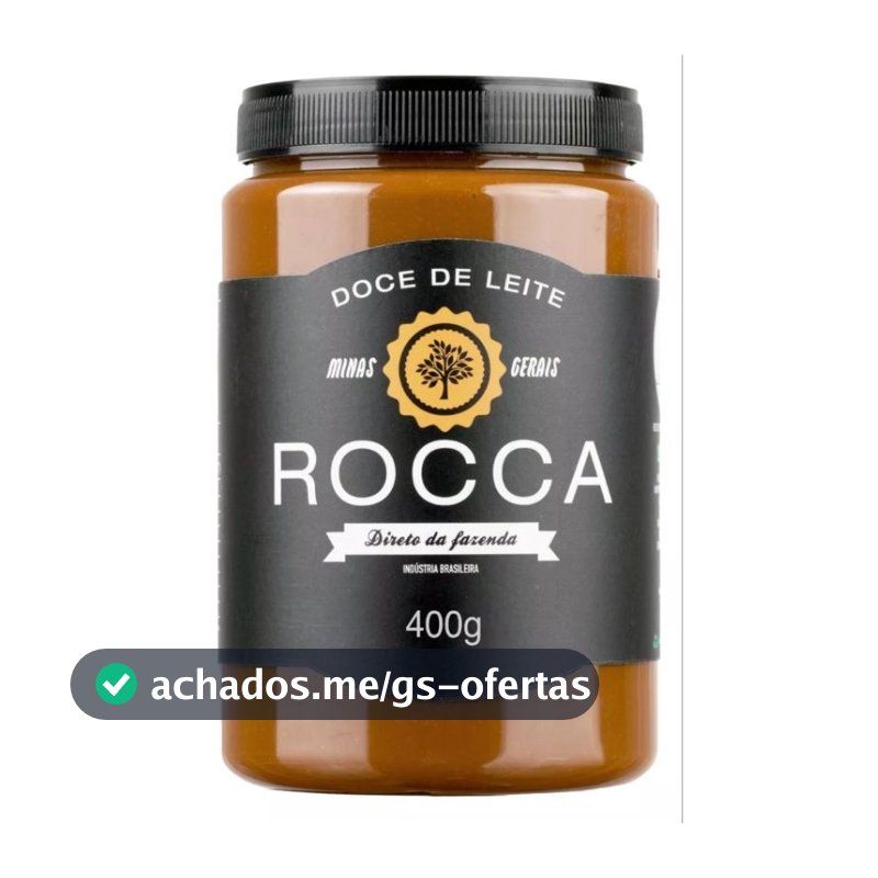 Doce de Leite Rocca Artesanal Premium 400 gramas Direto da Fábrica Promoção Tradicional Café Cacau Pistache