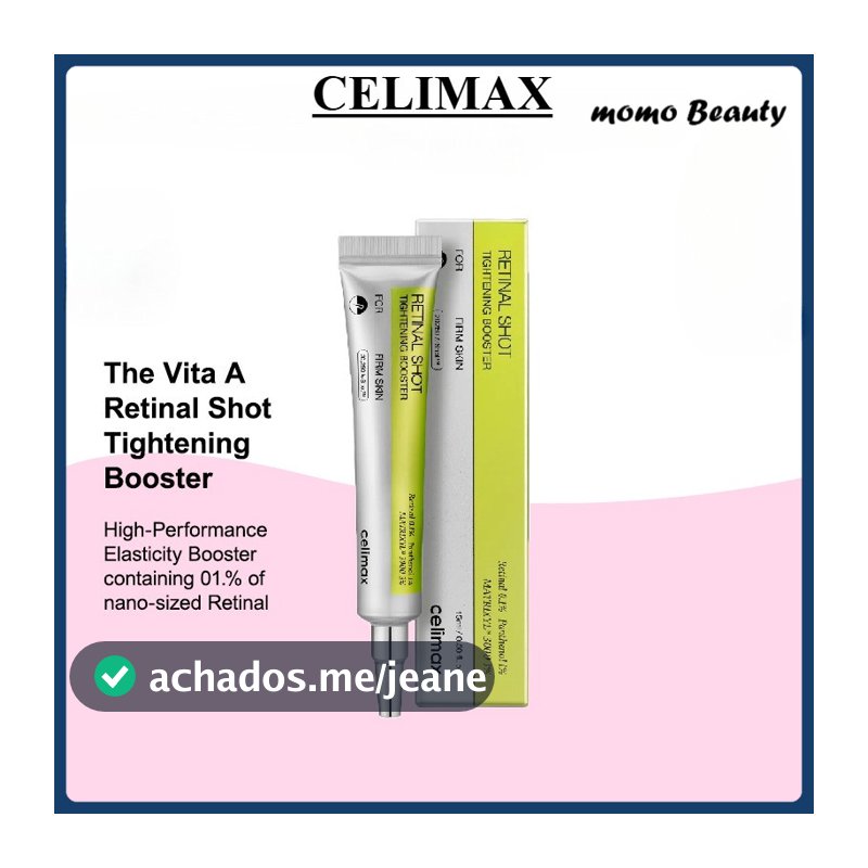 celimax Vita-A Retinal Shot Tighting Booster 15ml Sérum Facial Coreano Para Todos os Tipos de Pele Sensível, Seca e Oleo
