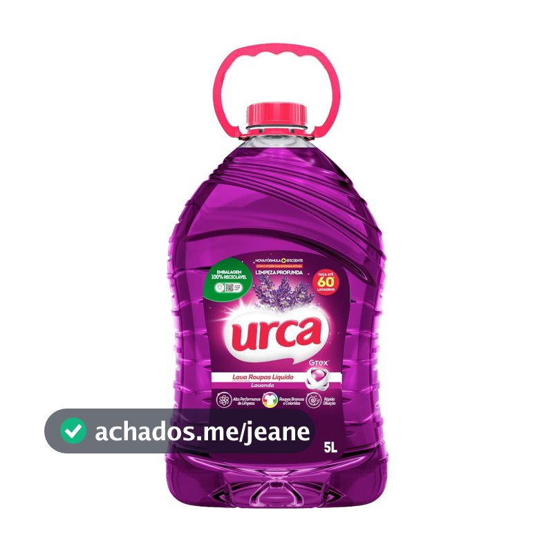 Lava Roupas Liquido Urca Lavanda - 5L