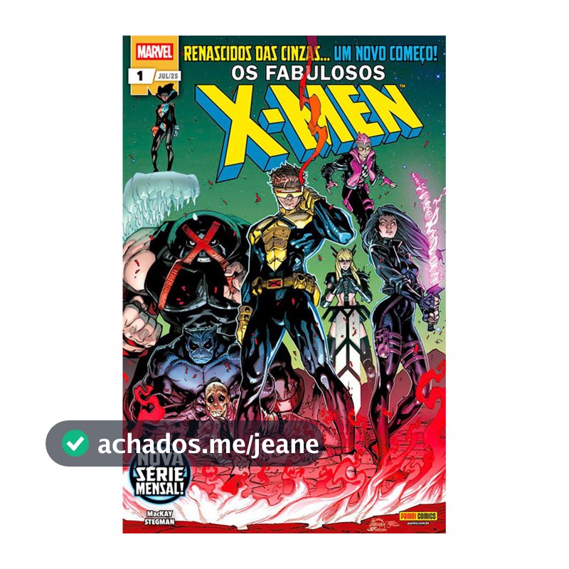 Marvel - Os Fabulosos X-Men (2025) 01 - Novo/Lacrado