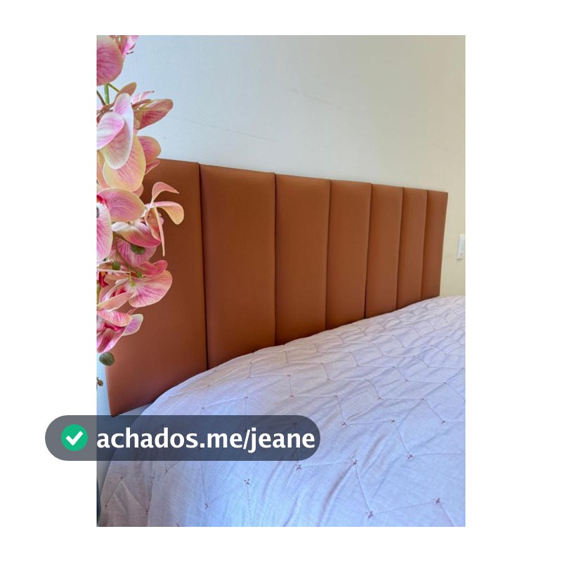 Cabeceira Courino Modular Estofada para Cama Box 40cmX19CM -  VÁRIOS TAMANHOS - Envio Full