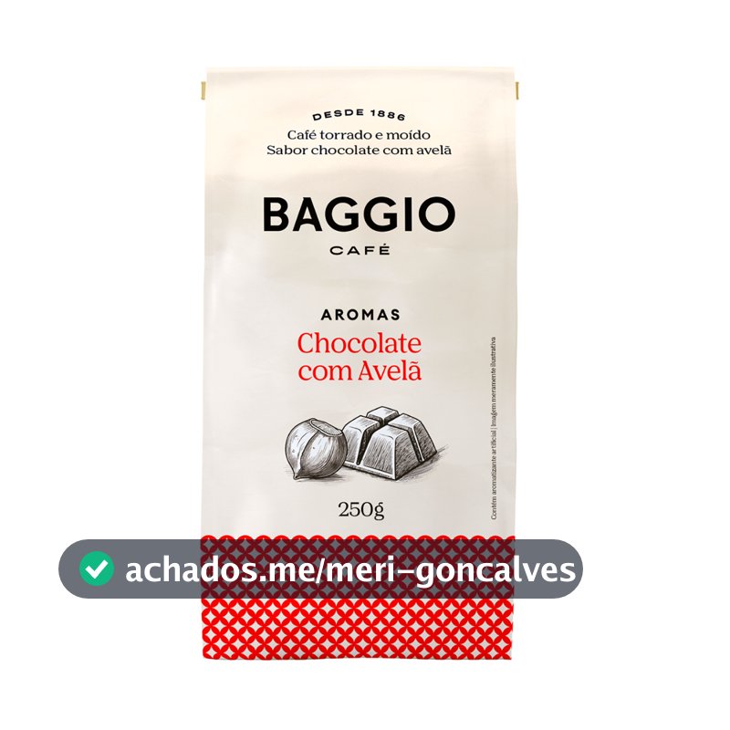 Baggio Café - Café Torrado e Moído Aromas Chocolate com Avelã 250g