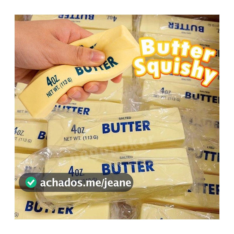 Squishy de Manteiga comida squishy fidget toy anti estresse Recuperação Lenta squish brinquedo