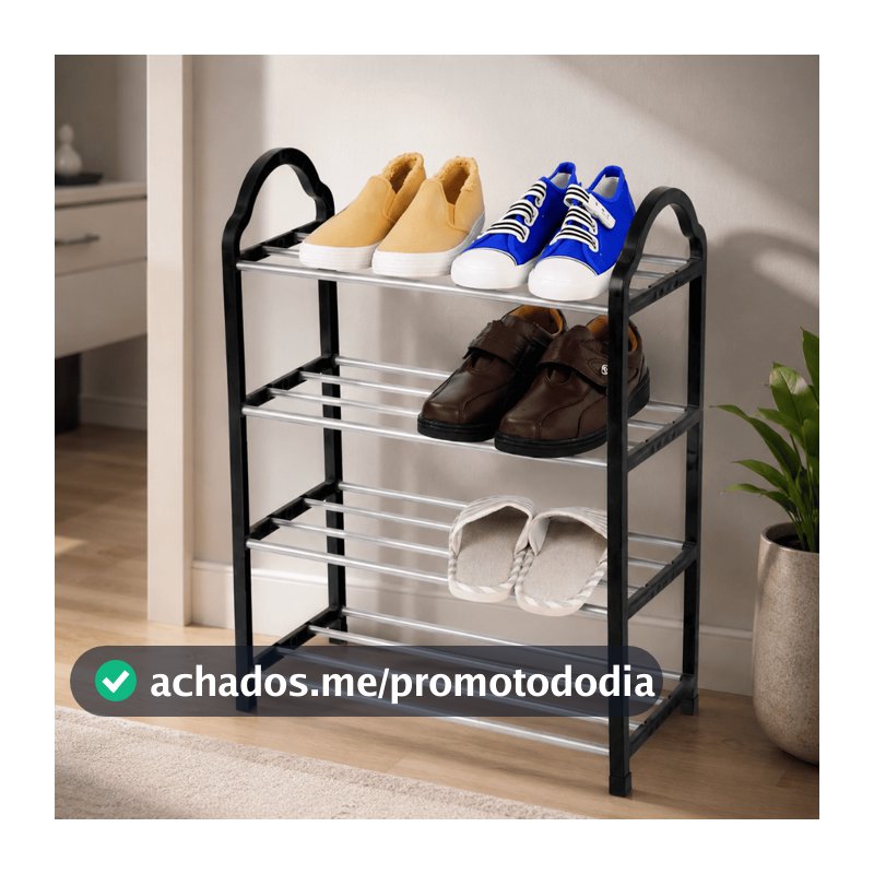 Sapateira Organizador Porta Sapatos 4 Andares Multiuso