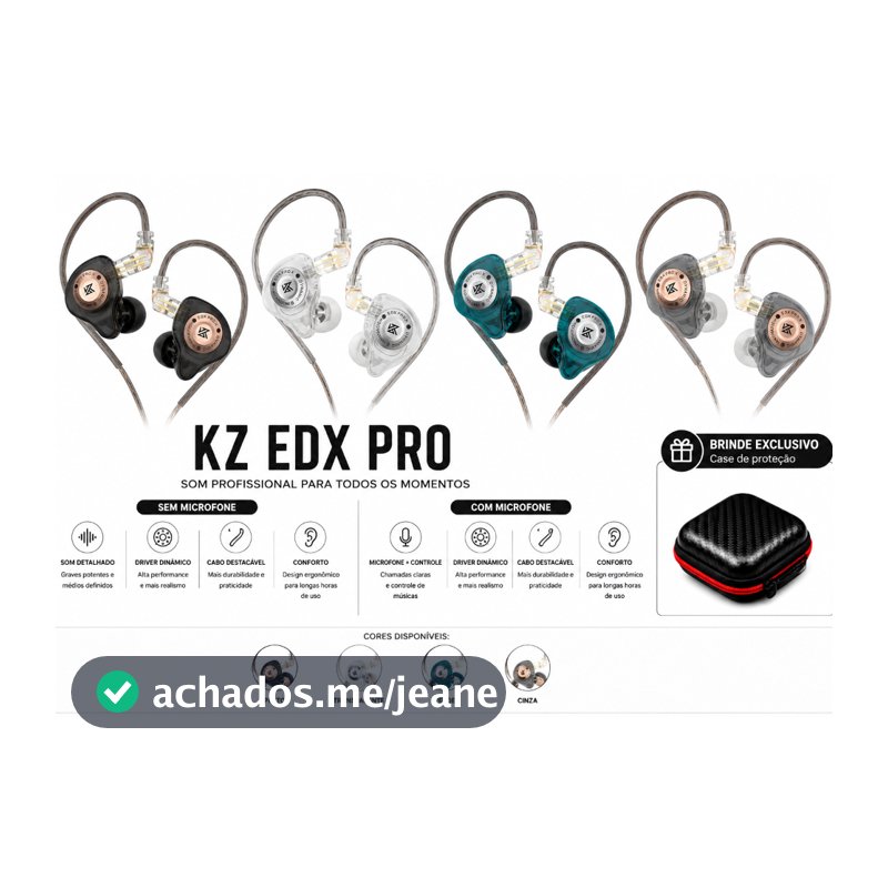 Fone KZ EDX Pro X In-Ear Monitor