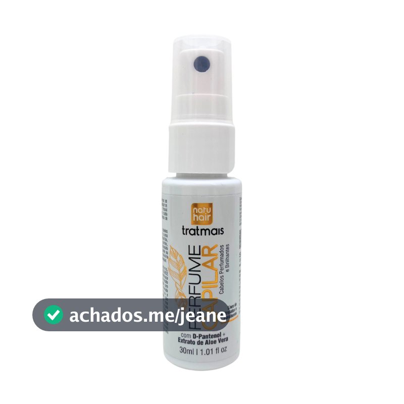 Perfume Capilar NatuHair Tratmais 30ml