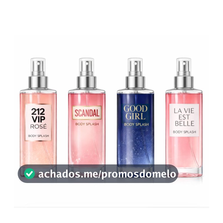 Body Splash Inspirado em Perfumes Importados com Essência Concentrada e Fragrância Marcante