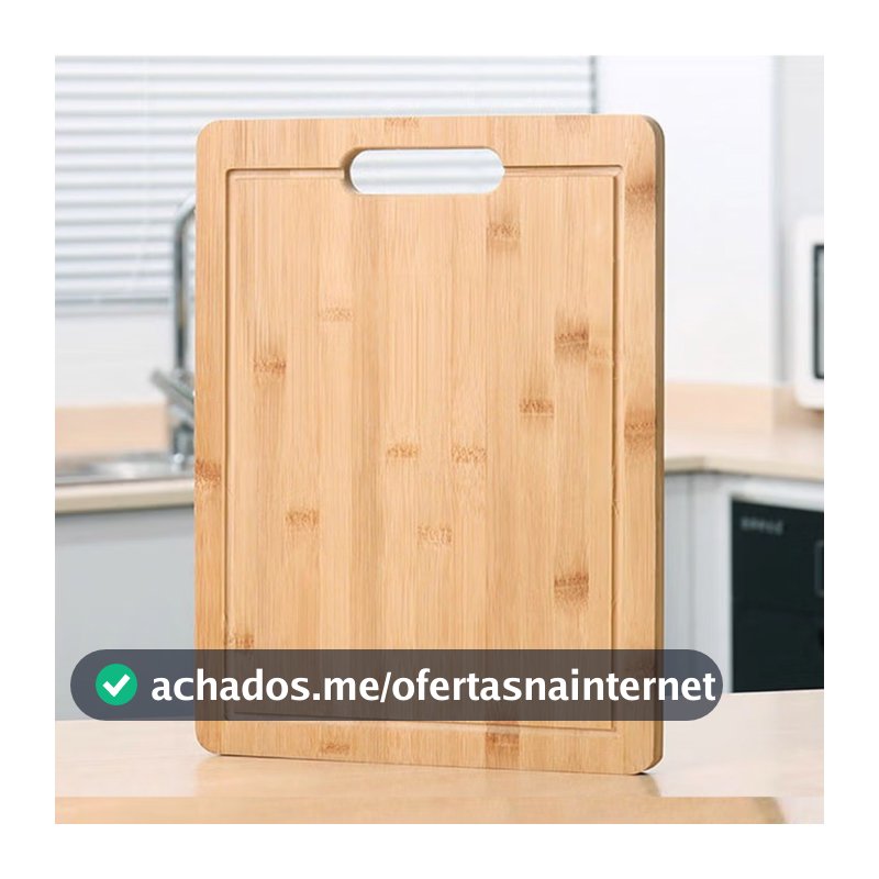 Tábua De 100% bambu Grande para Carne Legumes fruta Ecológico Bambu Com Alça