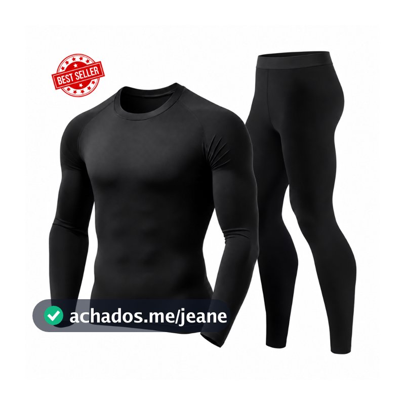 Conjunto Térmico Kit Calça e Blusa Segunda Pele Proteção Uv 50 Ótima Qualidade