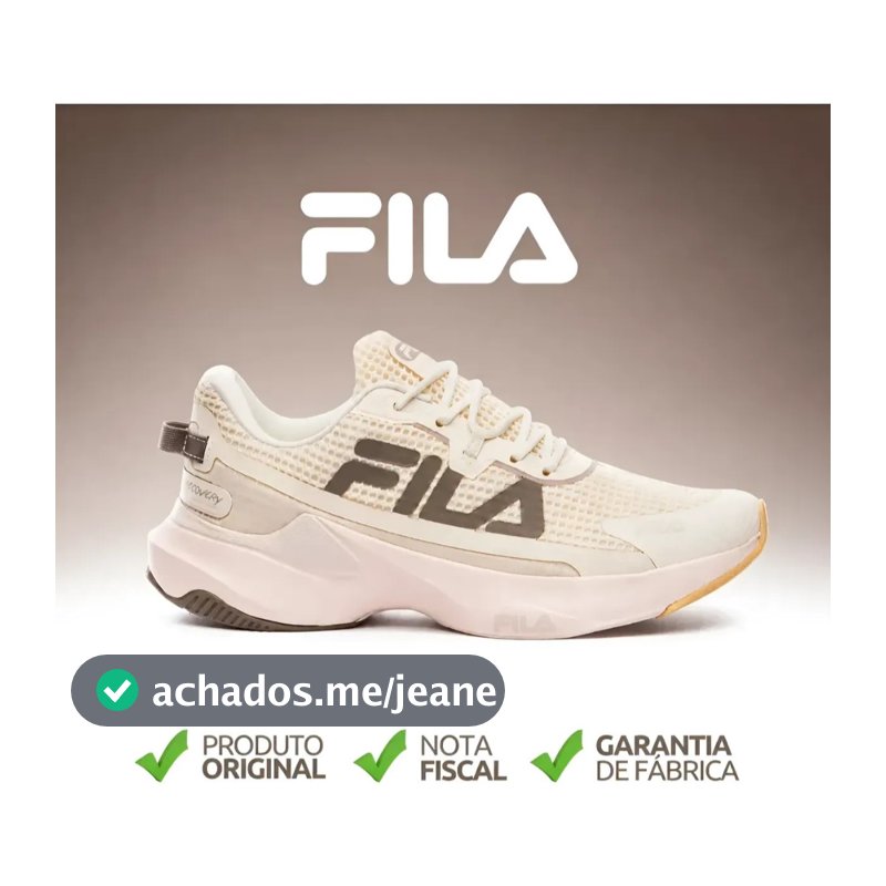 Tênis Feminino Fila Recovery Esportivo Original Oferta