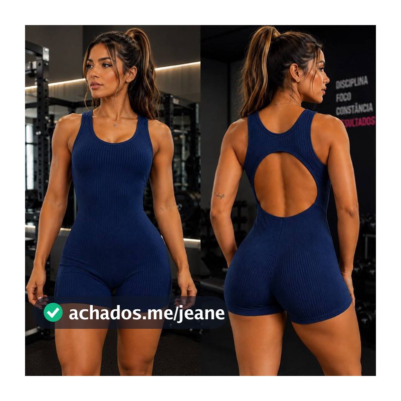 Macaquinho Feminino Canelado Fitness Academia Justo ao Corpo Confortável Estiloso Promoção.