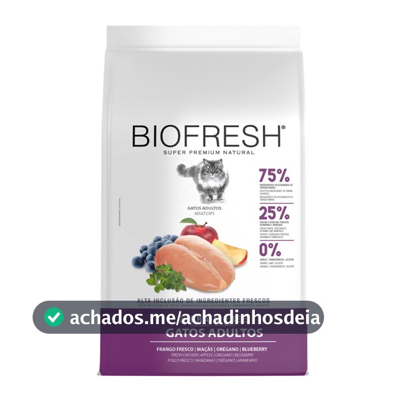 Ração BioFresh Gato Adultos Frango 7,5kg