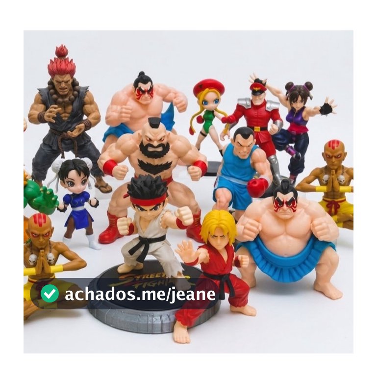 Coleção Street Fighter Completa Decoração Gamer Geek Impressão 3D