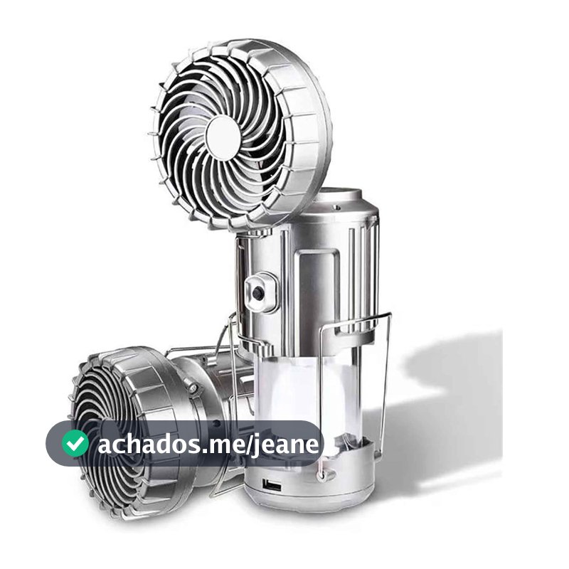 Ventilador elétrico solar Lampião  de portátil emergências de energia ao prova de água ventiladores