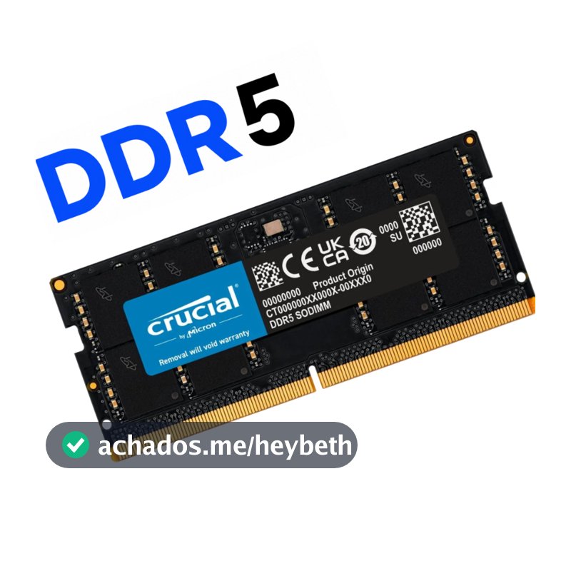 Memoria Ram DDR5 8GB 4800mhz 5600mhz NOTEBOOKS Adata/Sk Hynix/Samsung/Zilia SODIMM