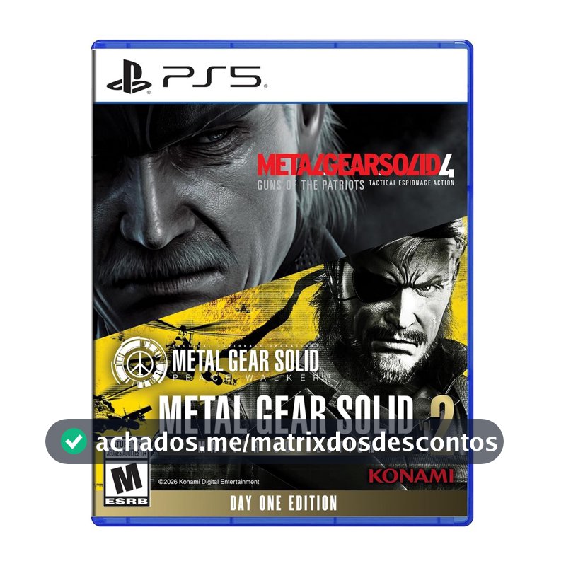 Metal Gear Solid Master Collection Vol 2 PS5 Midia Fisica