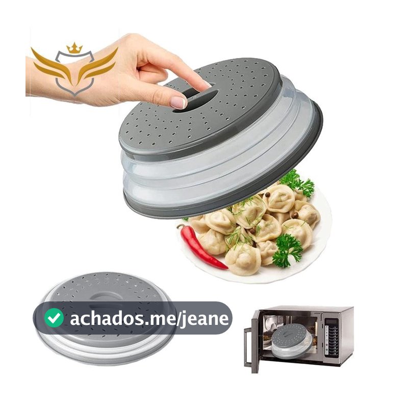 Tampa De Microondas Dobrável Para Frutas